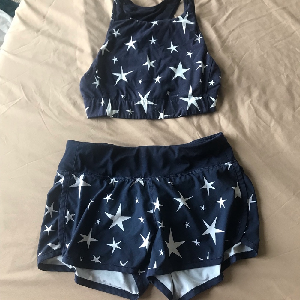 JCREW x New Balance 0683 workout 2-piece.